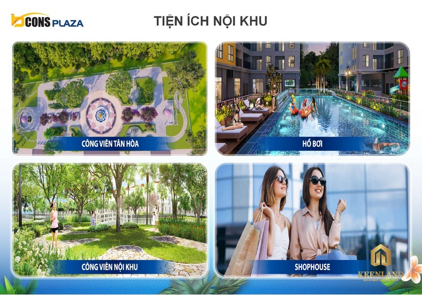 Tiện ích nội khu dự án Bcons Plaza Dĩ An Bình Dương