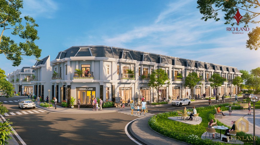 Phối cảnh nhà phố liền kề dự án Richland Residence