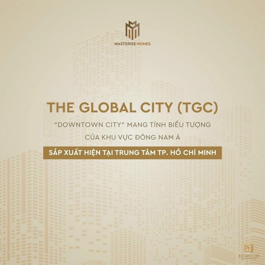 Thông tin chính thức trên fanpage chủ đầu tư Masterise Homes về dự án The Global City