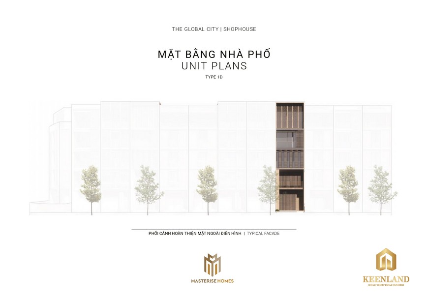 Mặt bằng dự án The Global City loại 1D