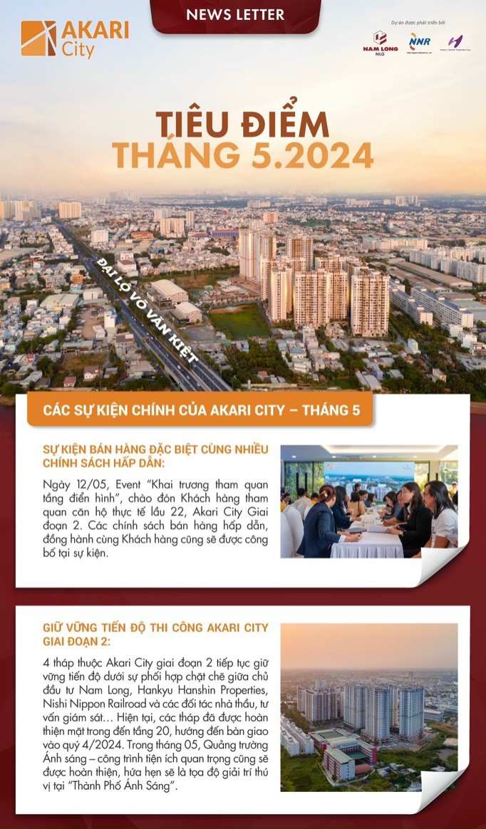 Sự kiện nổi bật của Akari City giai đoạn 2 