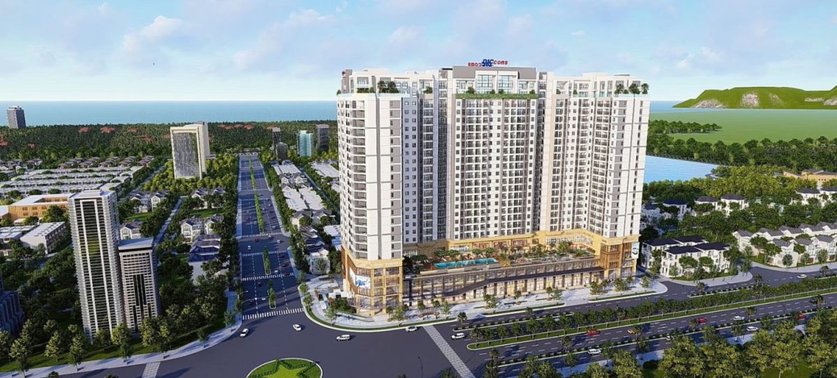 Phối cảnh tổng thể Chí Linh Center Vũng Tàu