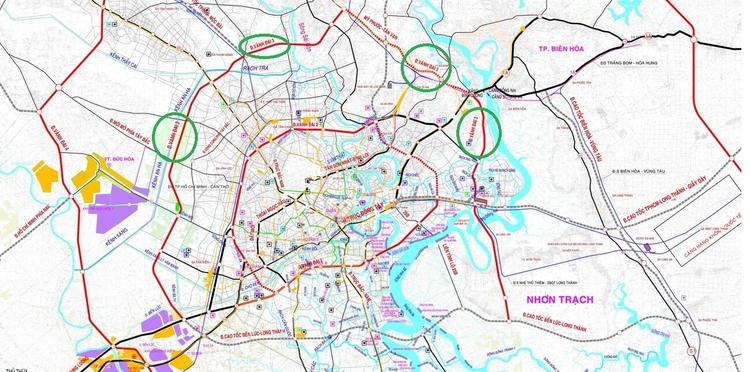 Bản đồ quy hoạch đường vành đai 3 TP.HCM