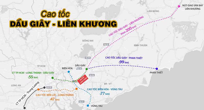 Tuyến cao tốc Dầu Giây - Liên Khương