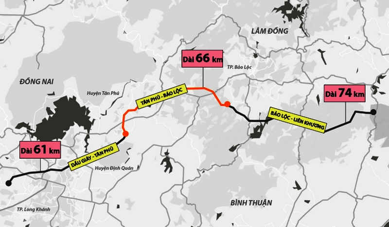 Đoạn cao tốc Tân Phú - Bảo Lộc - Liên Khương (Dự án cao tốc Dầu Giây - Liên Khương)