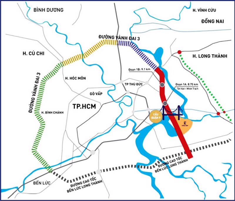 Vành đai 3 TP.HCM giúp phát triển bất động sản khu Đông TP.HCM - Đông Tăng Long