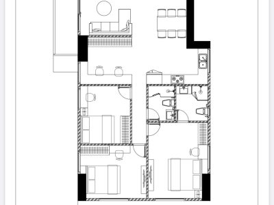 Cho thuê căn hộ Paris Hoàng Kim 03 phòng ngủ B10